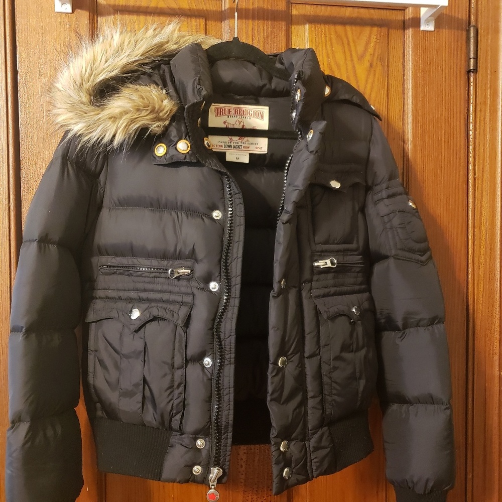 True Religion Goose Down Coat